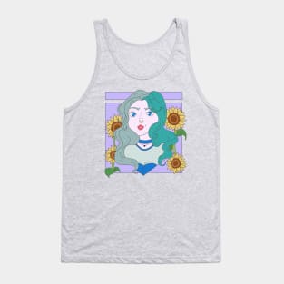 Sunflower Girl Tank Top